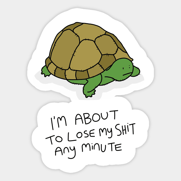 Grumpy Turtle Sticker by grumpyanimals